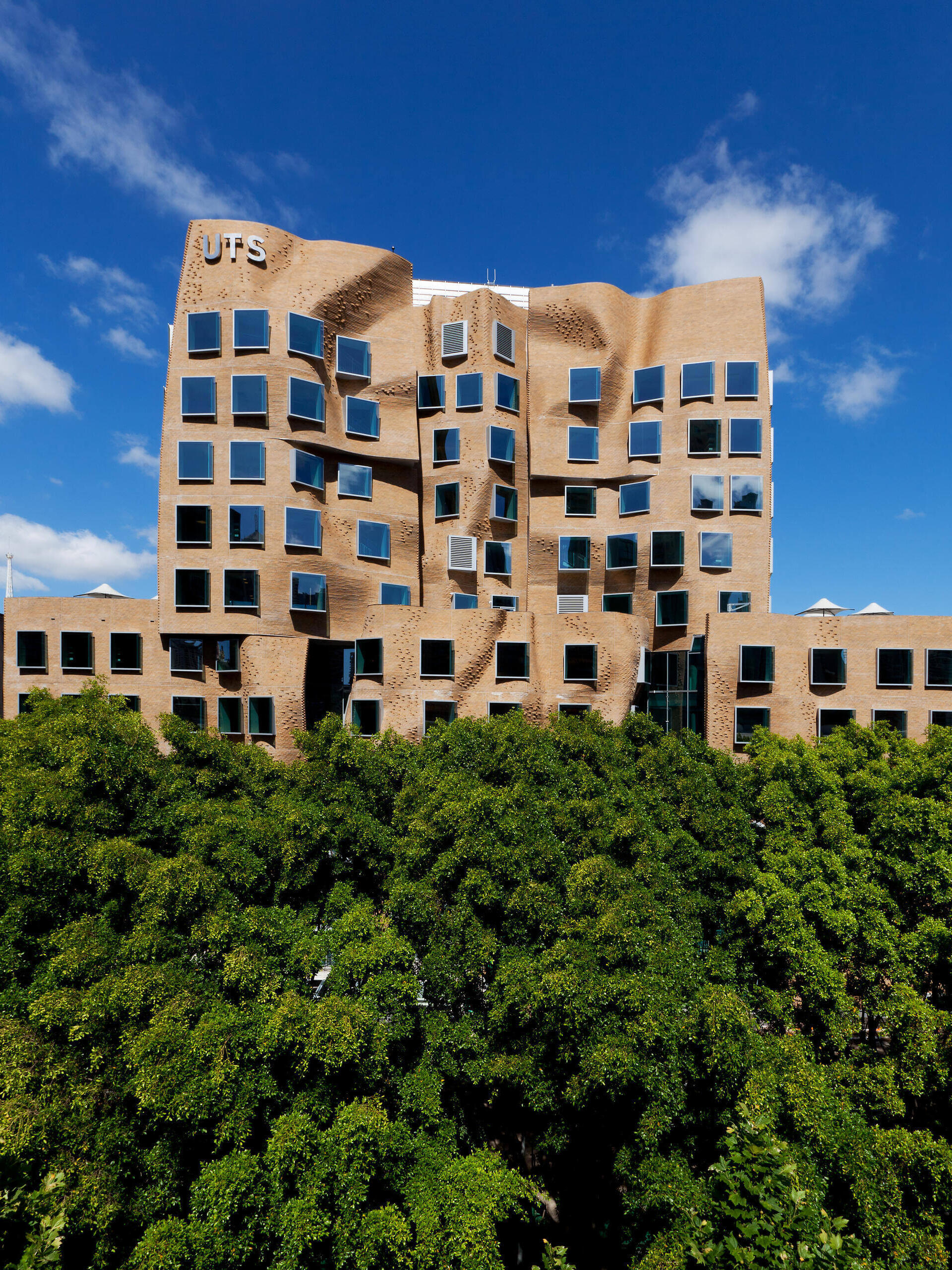 Dr Chau Chak Wing Gebäude auf dem Campus UTS in Sydney